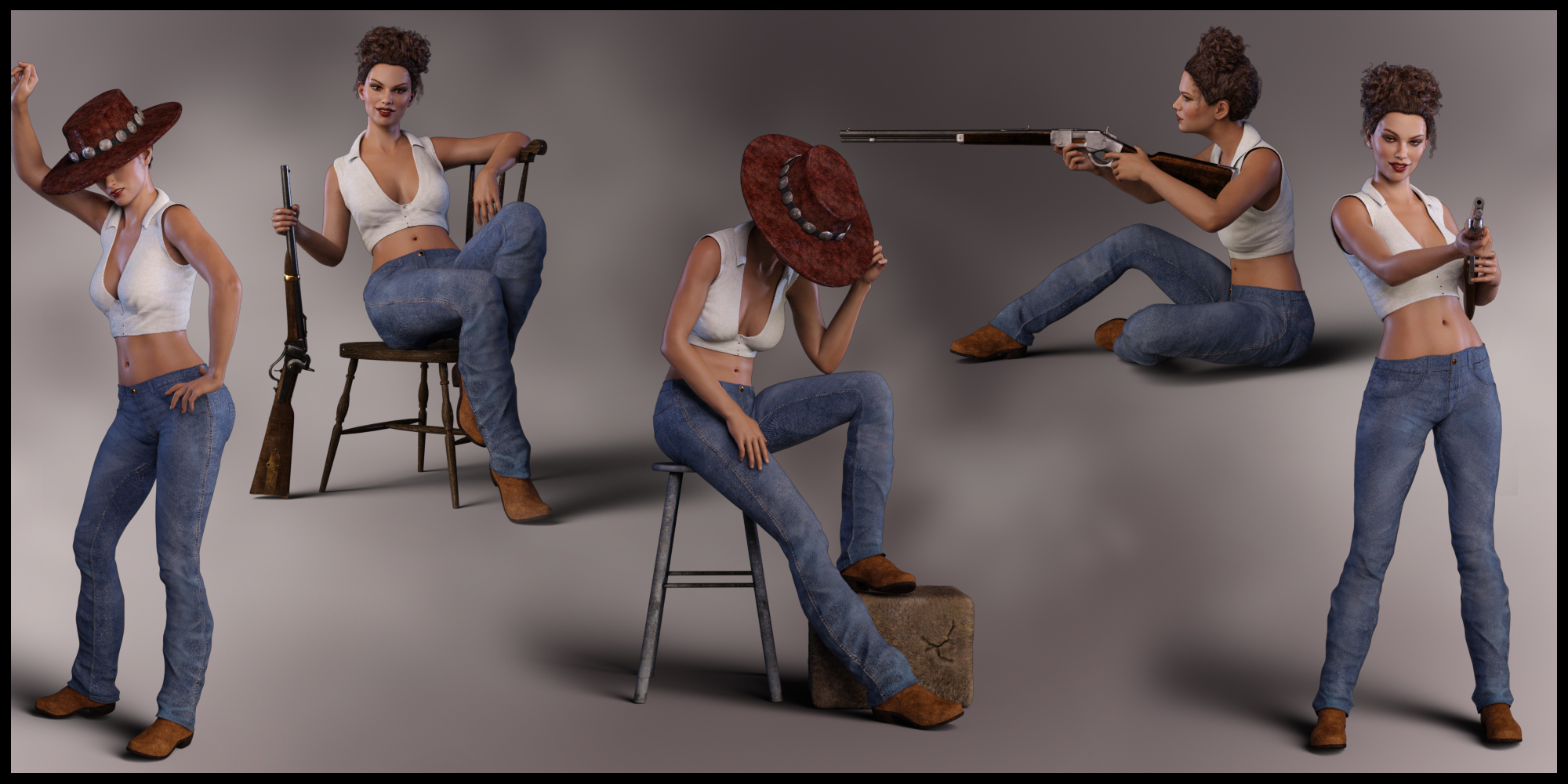 Ruthless for Honni 8 and Genesis 8 Female by: lunchlady, 3D Models by Daz 3D