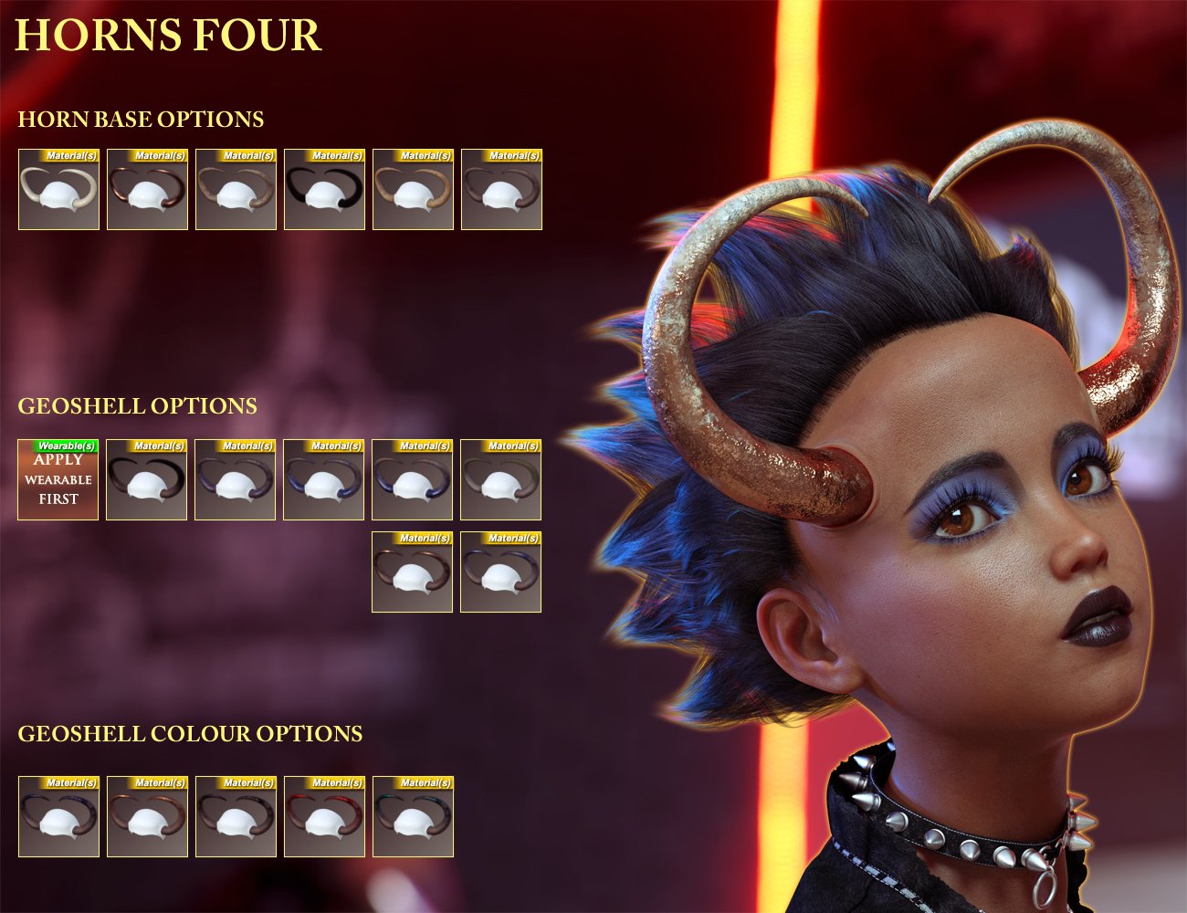 Alchemy for Fantasy Horns Vol 1 for Genesis 8 Female(s) Alchemy for Fantasy Horns Vol 1 for Genesis 8 Female(s) by: ForbiddenWhispers, 3D Models by Daz 3D