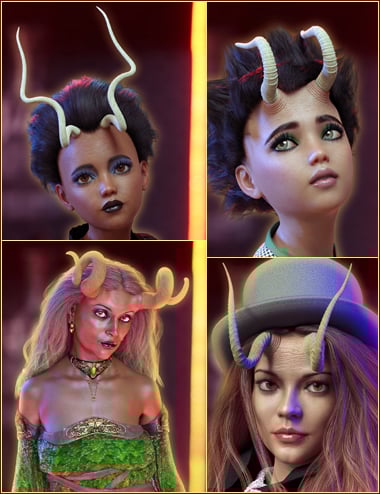 Fantasy Horns For Genesis 8 Female Volume 2 Fantasy Horns For Genesis 8 Female Volume 2 by: 3anson, 3D Models by Daz 3D