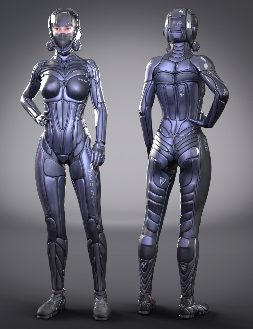 S8 Suit for Genesis 8 Female(s) by: midnight_stories, 3D Models by Daz 3D