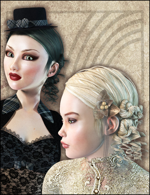 Belle Arum Hair by: Ariensurreality, 3D Models by Daz 3D