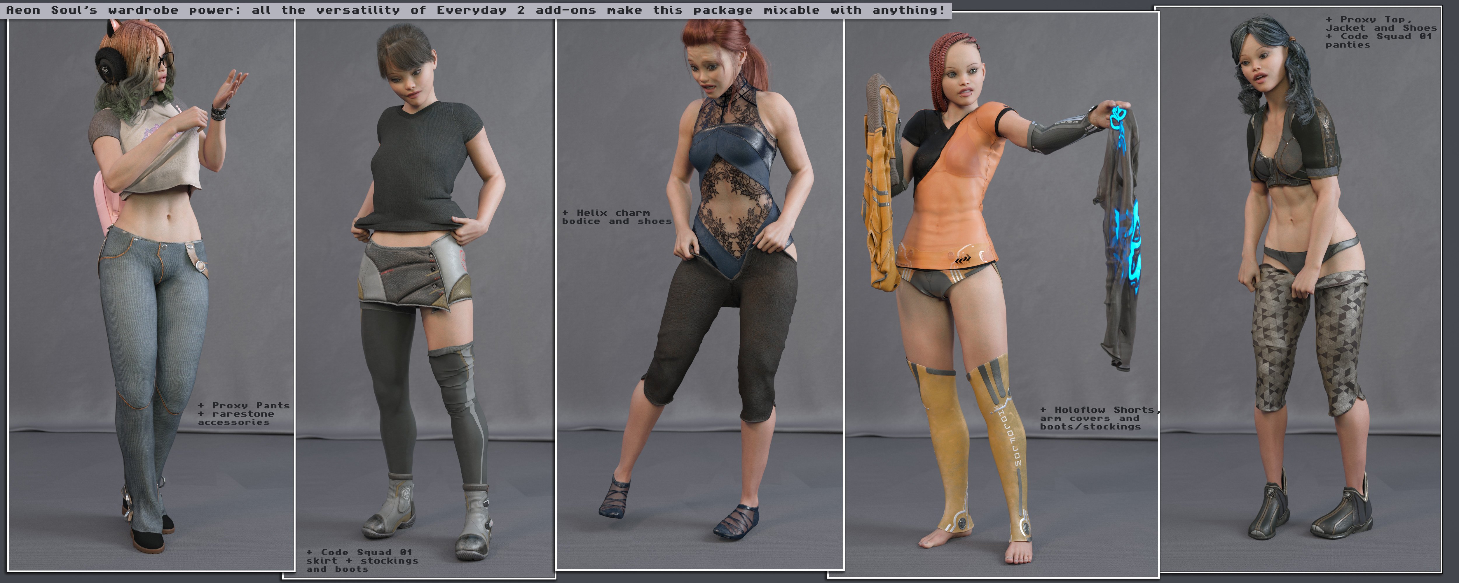 Everyday 2 Get Dressed Poses and Clothes for Genesis 8 Female(s) Everyday 2 Get Dressed Poses and Clothes for Genesis 8 Female(s) by: Aeon Soul, 3D Models by Daz 3D