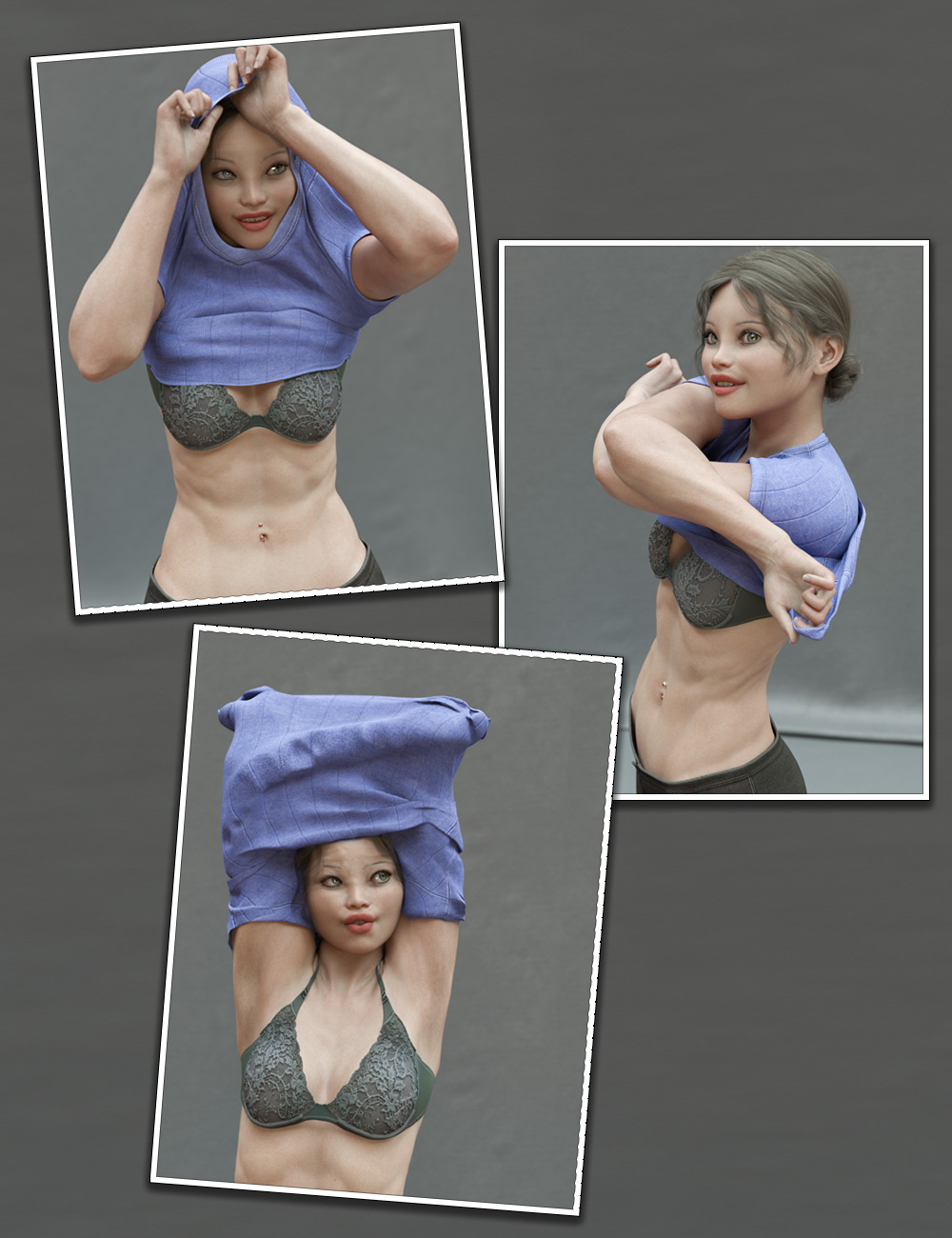 Everyday 2 "Undress" Poses and Clothes for Genesis 8 Female(s) by: Aeon Soul, 3D Models by Daz 3D