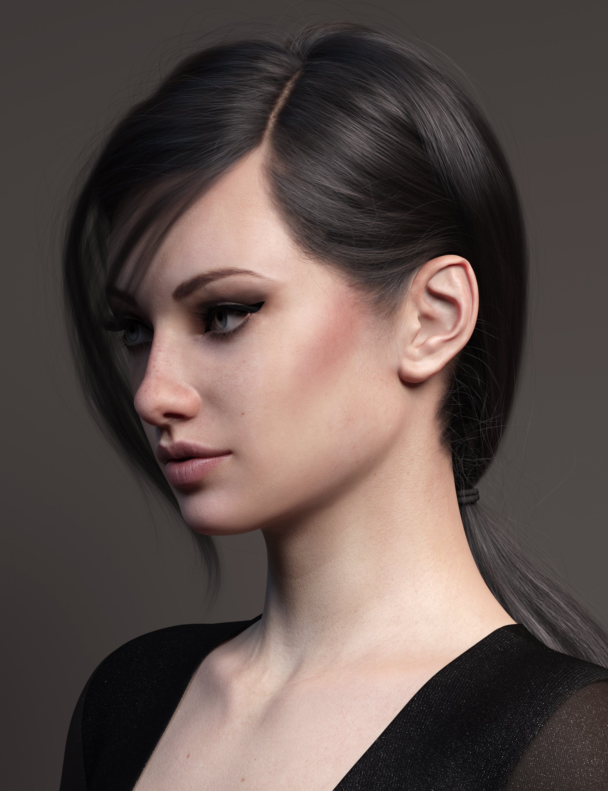Low Ponytail Hair for Genesis 3 and 8 Female(s) Low Ponytail Hair for Genesis 3 and 8 Female(s) by: outoftouch, 3D Models by Daz 3D