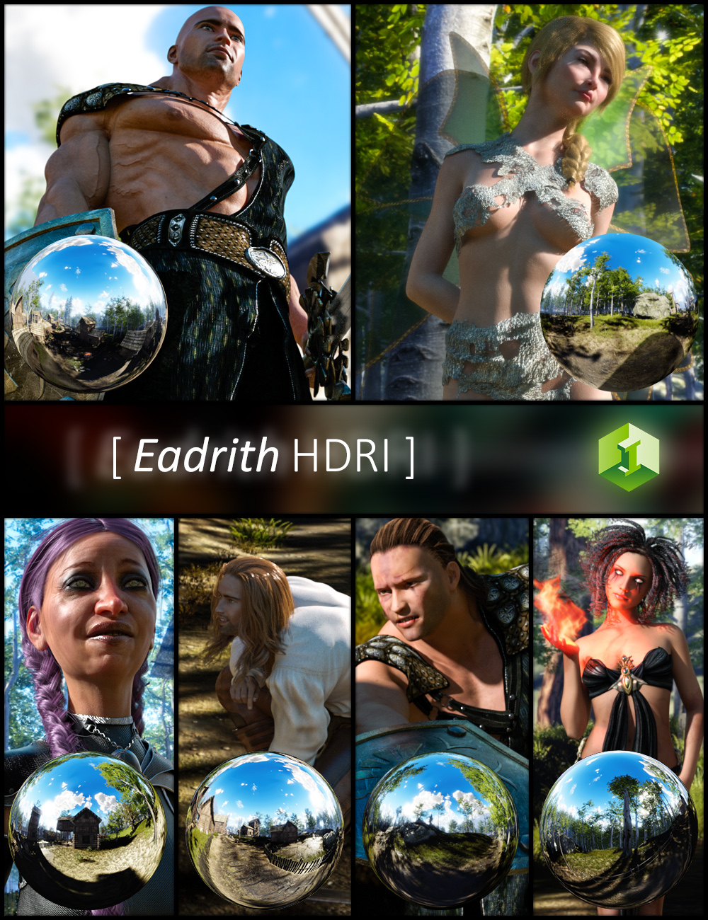 Eadrith HDRI by: JDA HDRI, 3D Models by Daz 3D