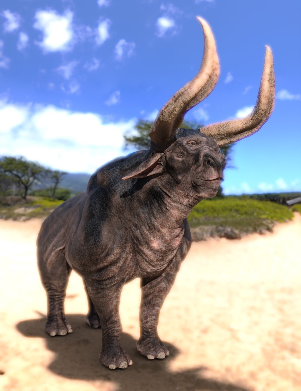 Tetracovine Original Creature with Fur and Accessories Tetracovine Original Creature with Fur and Accessories by: Sixus1 Media, 3D Models by Daz 3D