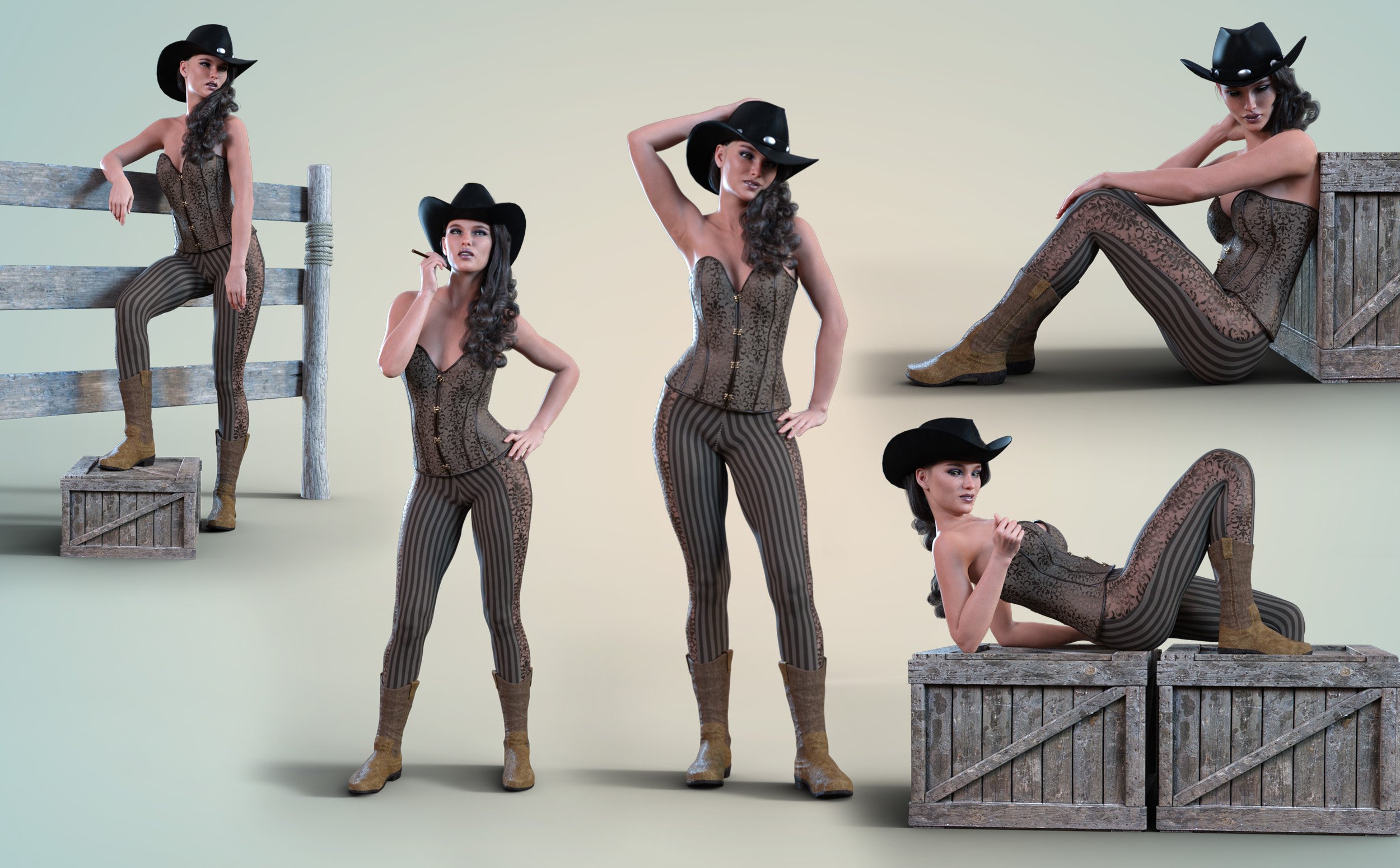 Z Prairie Life Poses and Expressions for Honni 8 Z Prairie Life Poses and Expressions for Honni 8 by: Zeddicuss, 3D Models by Daz 3D