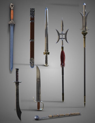 FG Ancient Weapons | Daz 3D