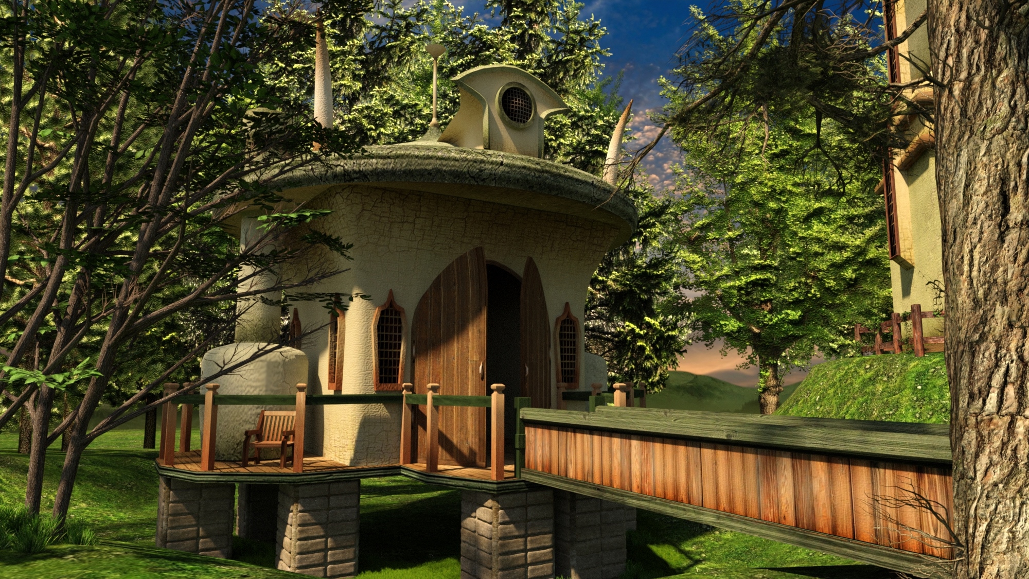 Elf Village and World Builder by: Magix 101, 3D Models by Daz 3D