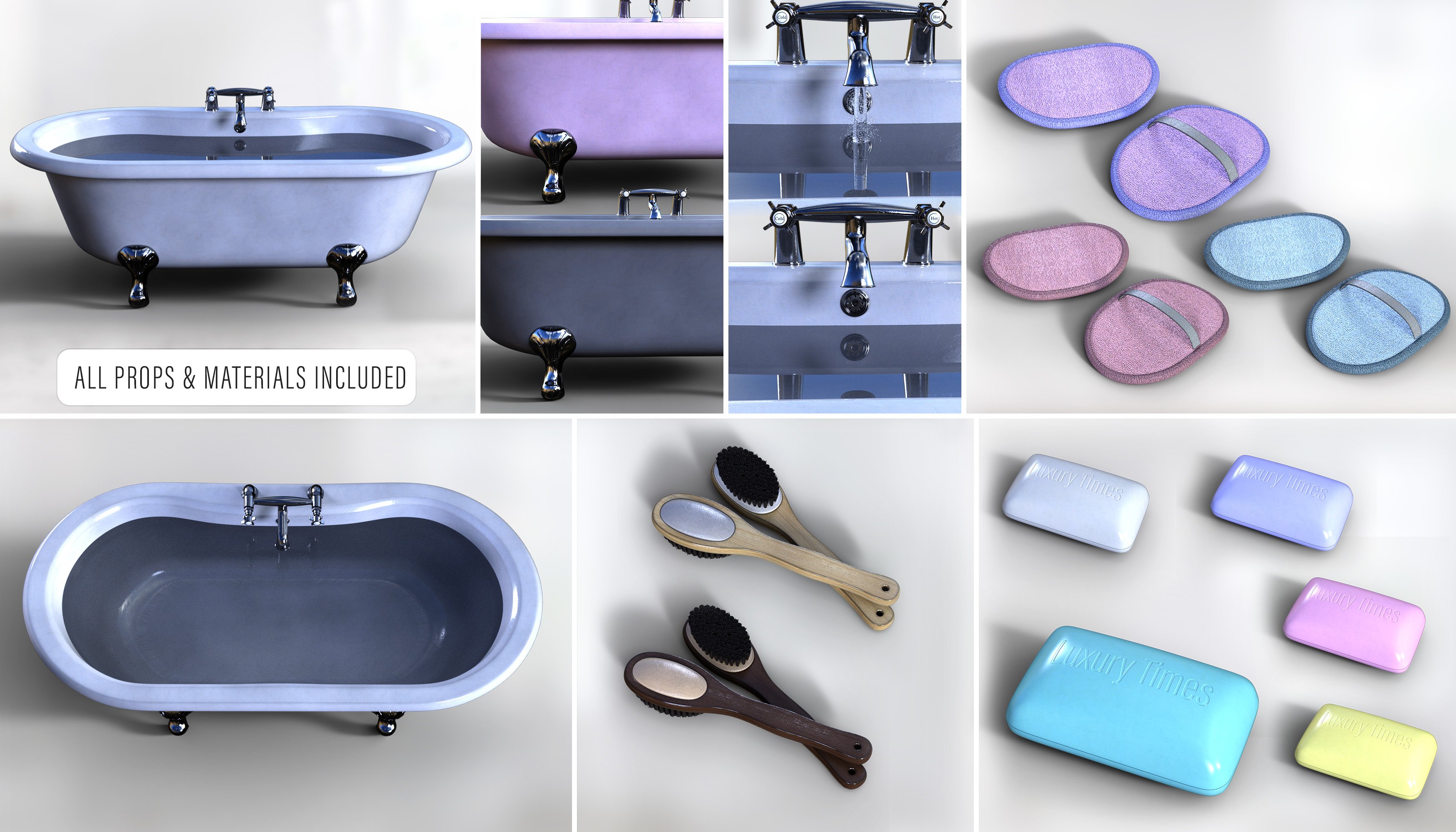 Z Relaxing Bath Time and Poses for Genesis 8 Z Relaxing Bath Time and Poses for Genesis 8 by: Zeddicuss, 3D Models by Daz 3D