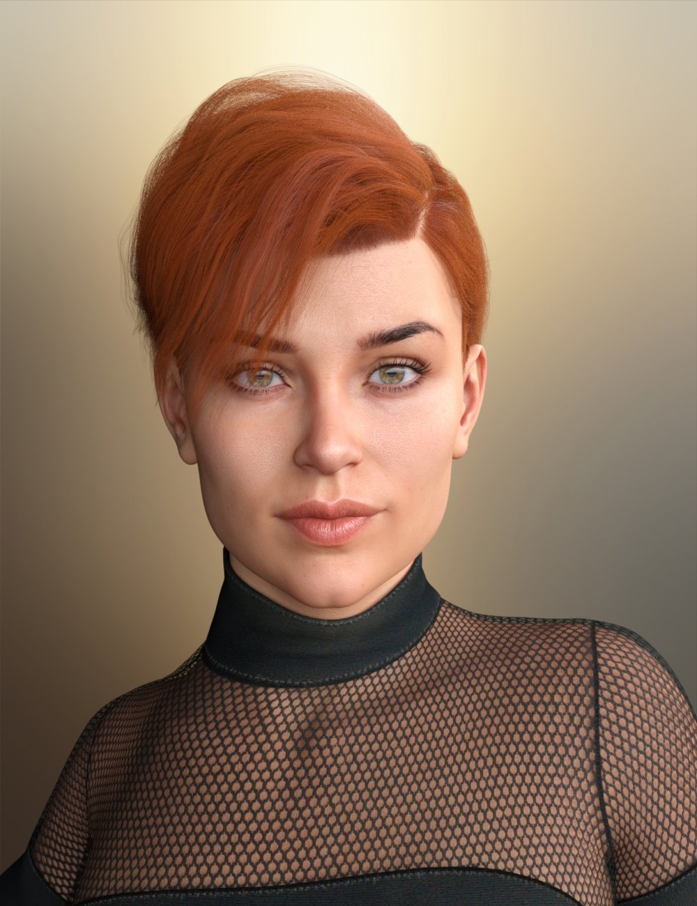 dForce Low Bang Hair for Genesis 8 by: RedzStudio, 3D Models by Daz 3D