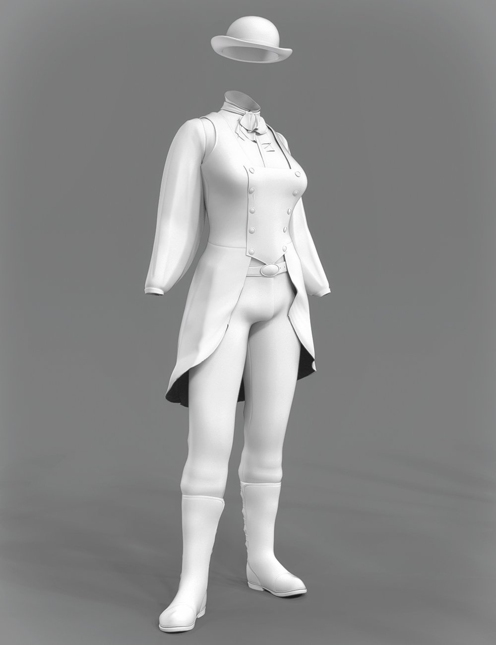 dForce Missi Judge Outfit for Genesis 8 Female(s) by: Arki, 3D Models by Daz 3D