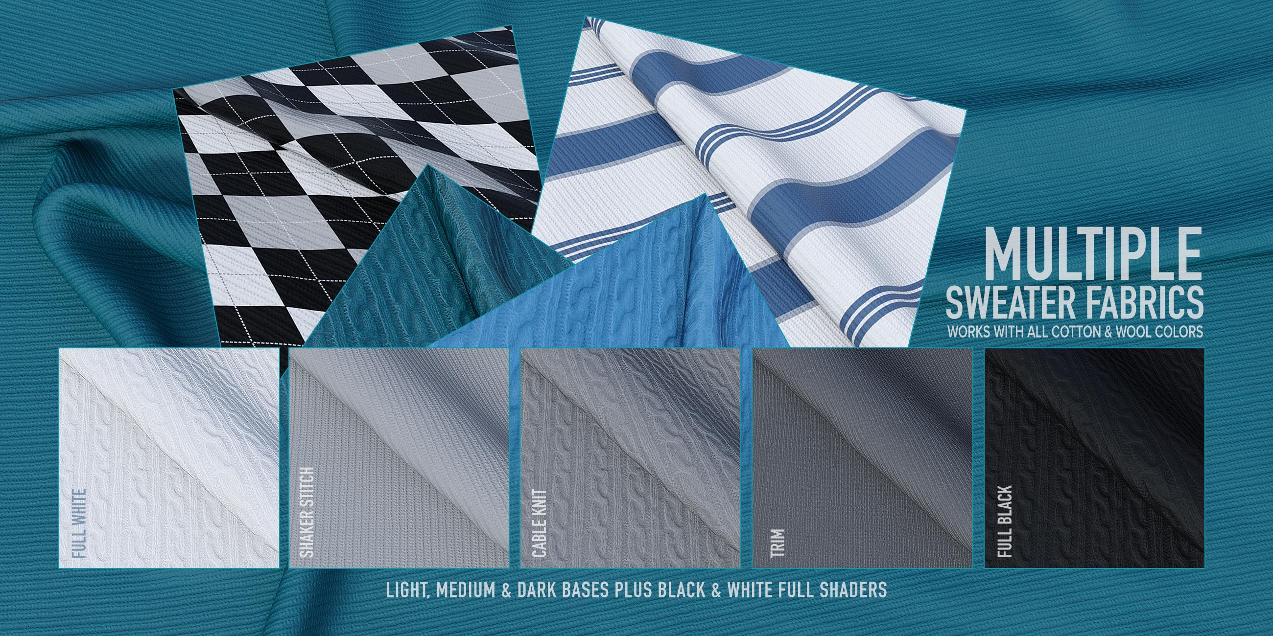 Ultra Shaders: Business Class Fabric Shaders by: Zai by DesignCG Boss, 3D Models by Daz 3D