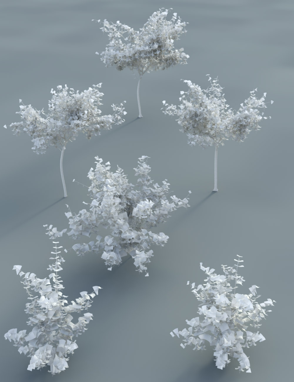 Garden Flowers - Fushia Bushes by: MartinJFrost, 3D Models by Daz 3D