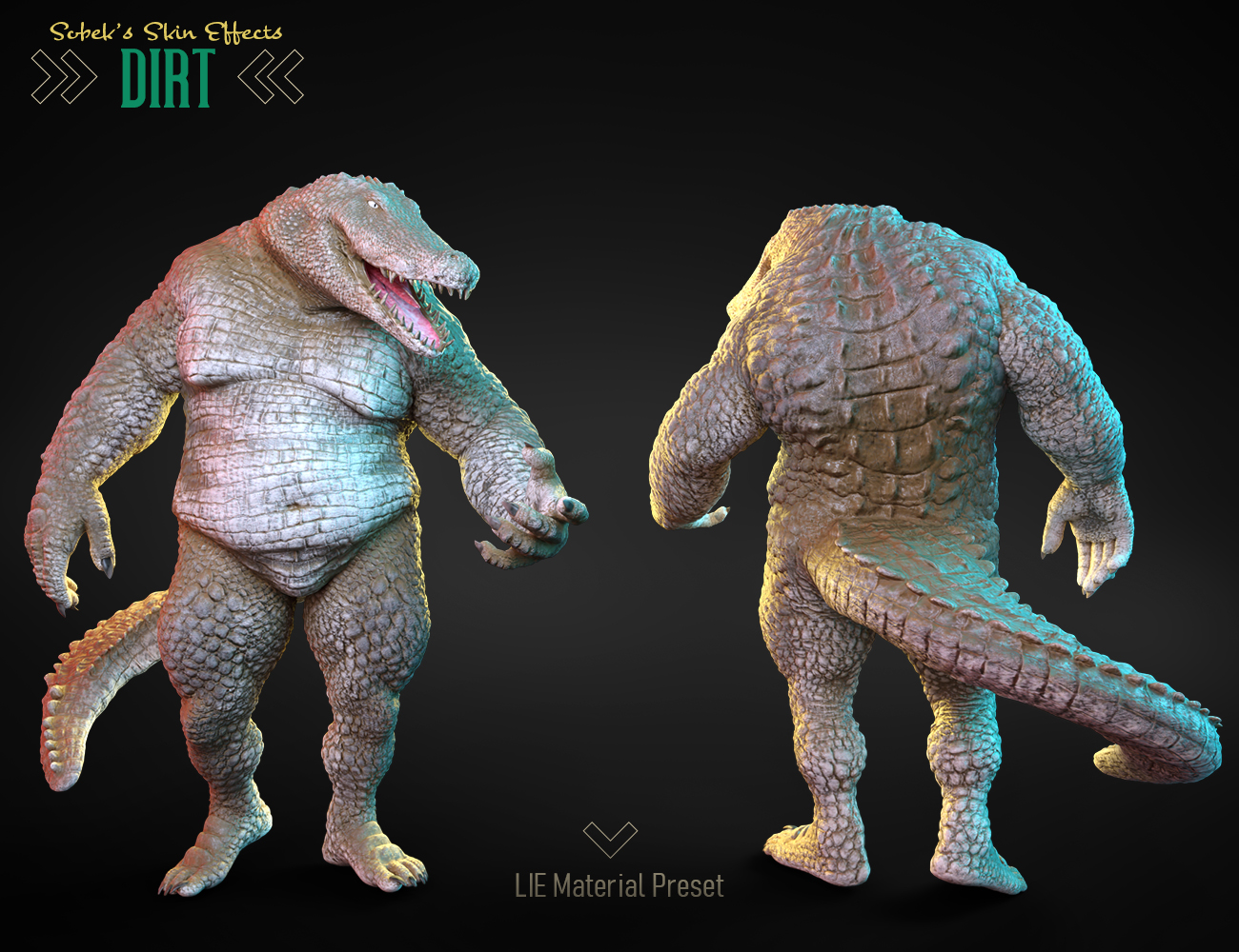 Sobek's HD Alternate Skins by: EsidFenixPhoenix, 3D Models by Daz 3D