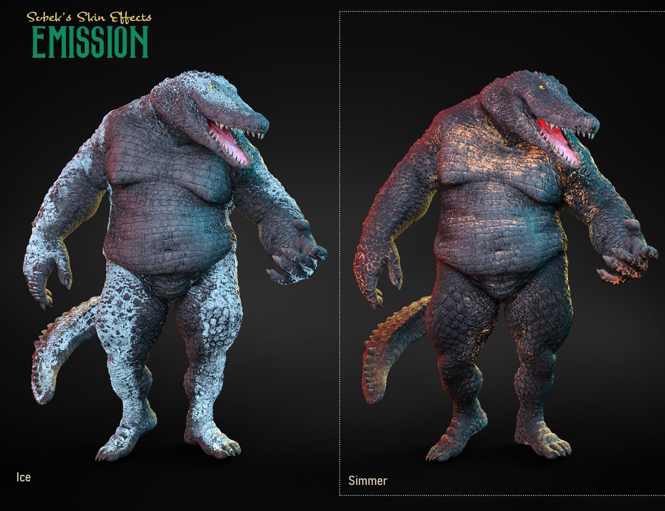 Sobek's HD Alternate Skins Sobek's HD Alternate Skins by: EsidFenixPhoenix, 3D Models by Daz 3D