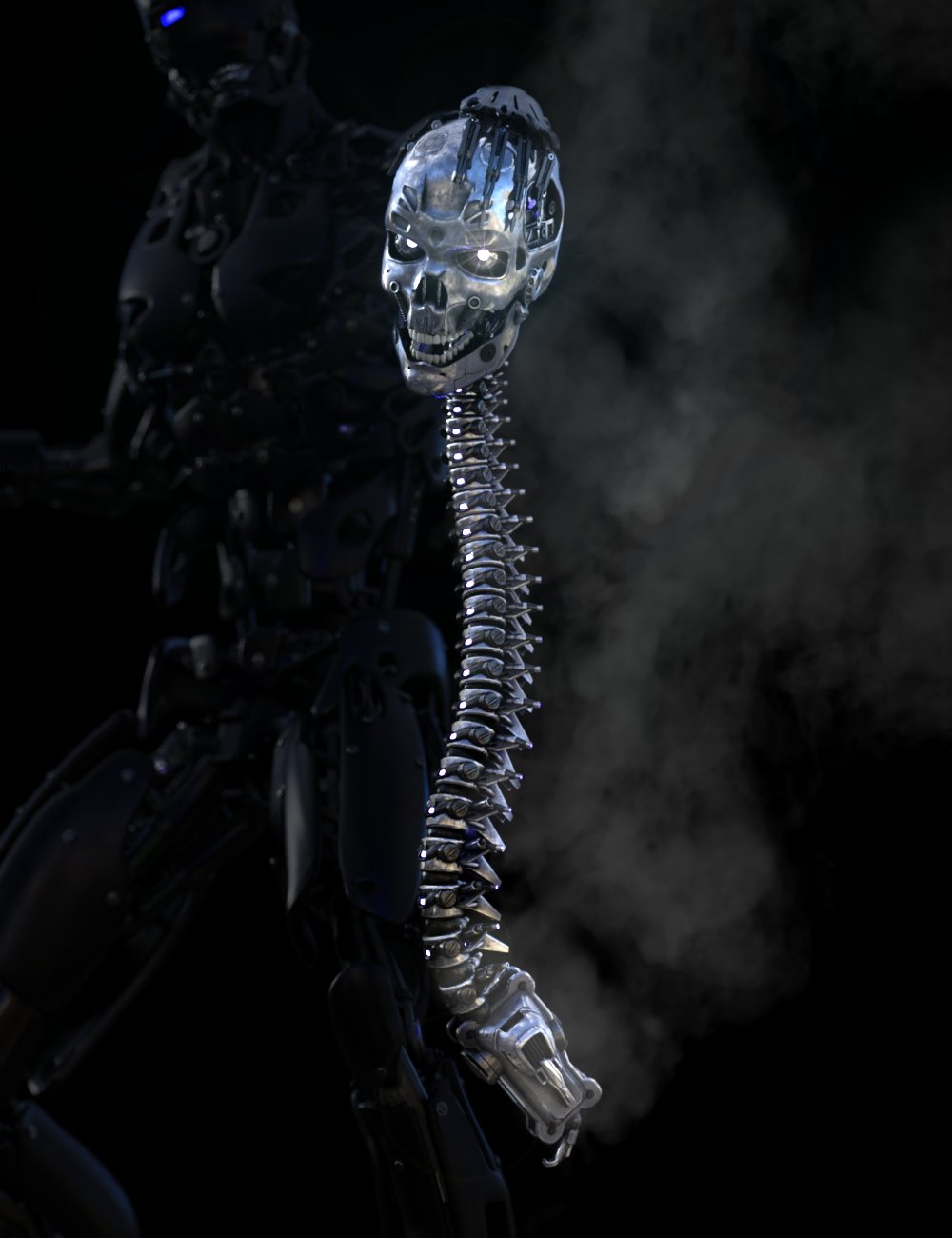 Skull n Spine Mech by: DzFire, 3D Models by Daz 3D