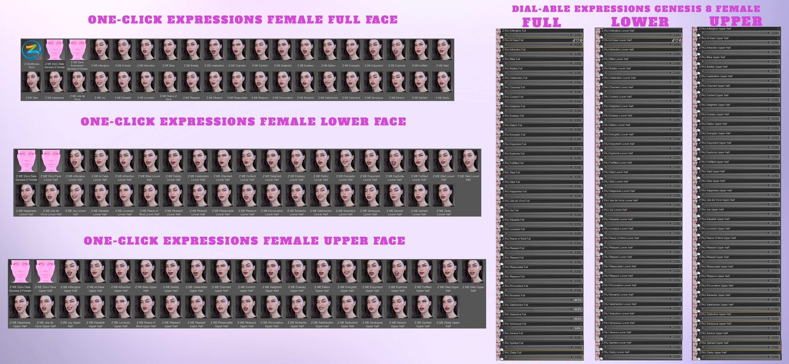 Z Mixed Emotions for Genesis 8 Female Z Mixed Emotions for Genesis 8 Female by: Zeddicuss, 3D Models by Daz 3D