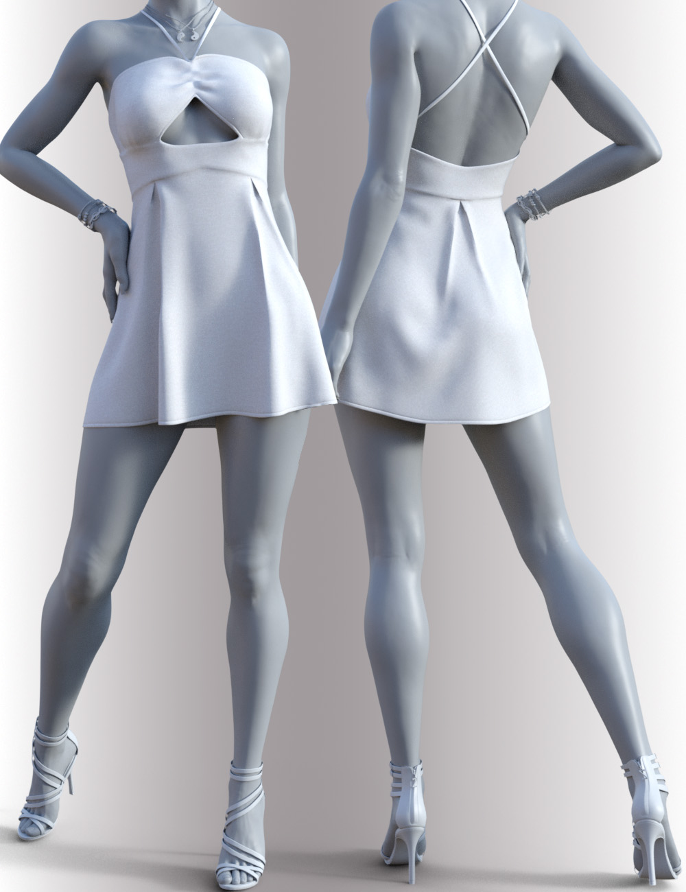 dForce Ryann Candy Outfit for Genesis 8 Female(s) by: OnnelArryn, 3D Models by Daz 3D