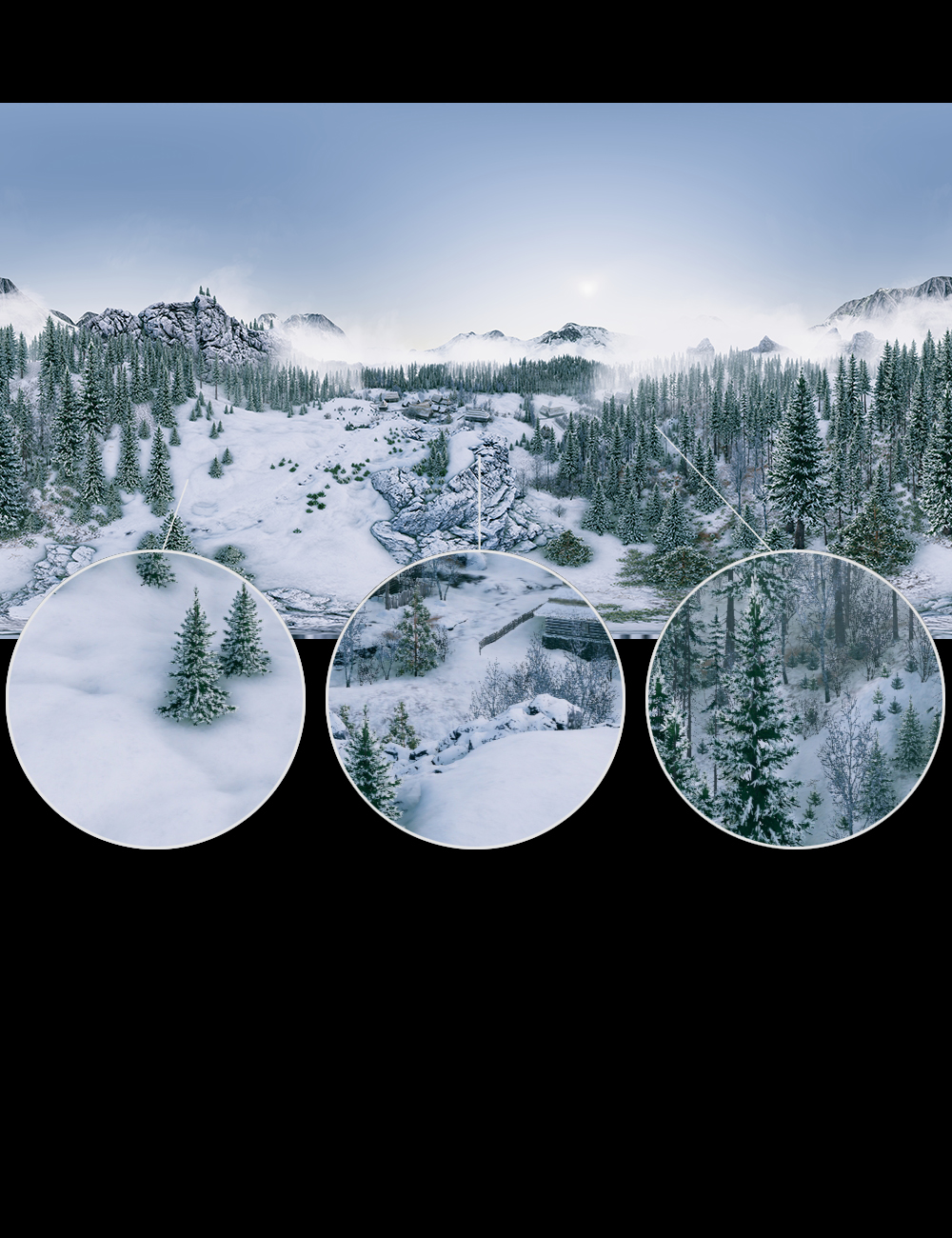 Winter Forest HDRI Winter Forest HDRI by: JDA HDRI, 3D Models by Daz 3D