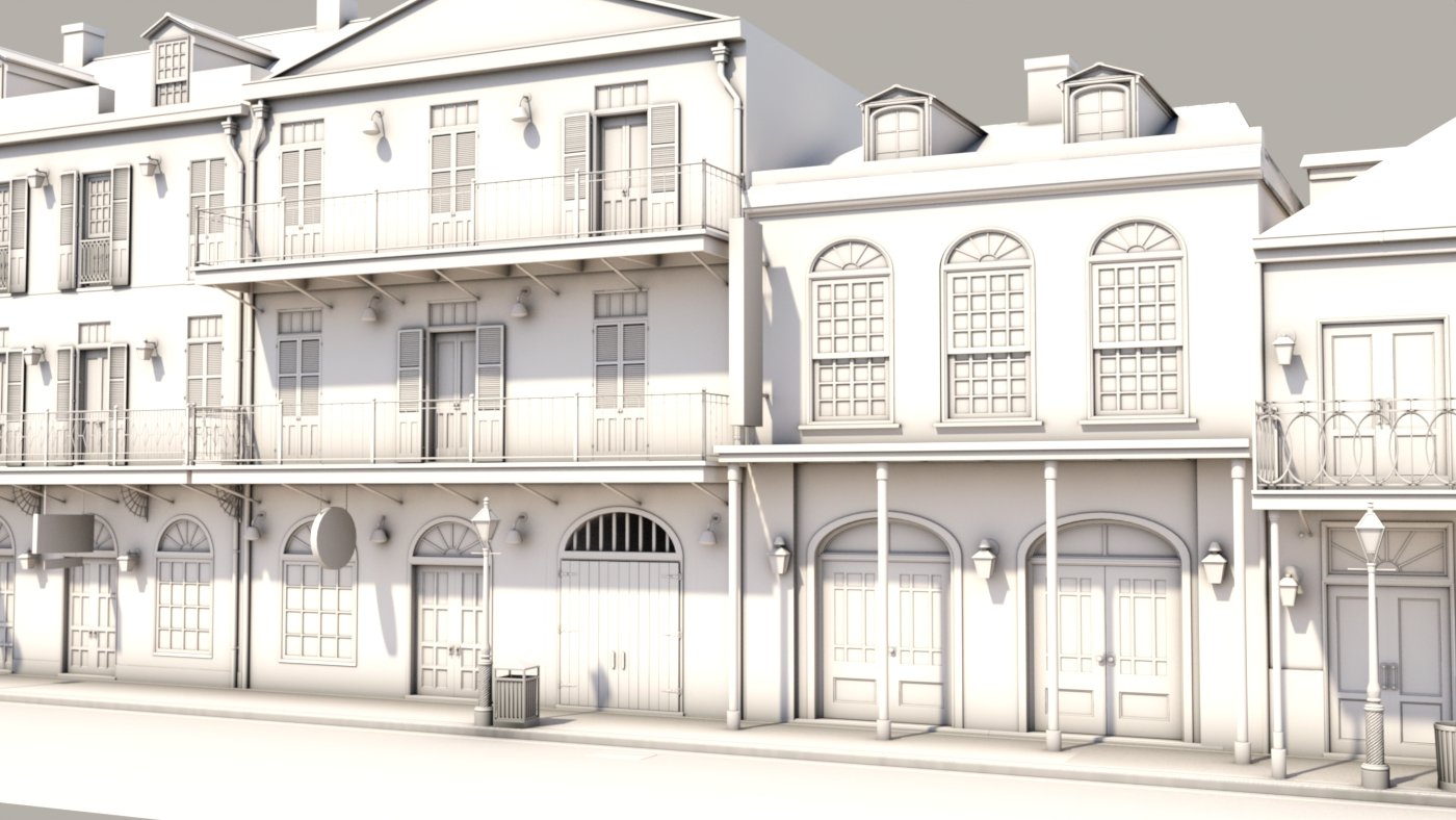 SW French Quarter - Grocer's Corner SW French Quarter - Grocer's Corner by: SloshWerks, 3D Models by Daz 3D