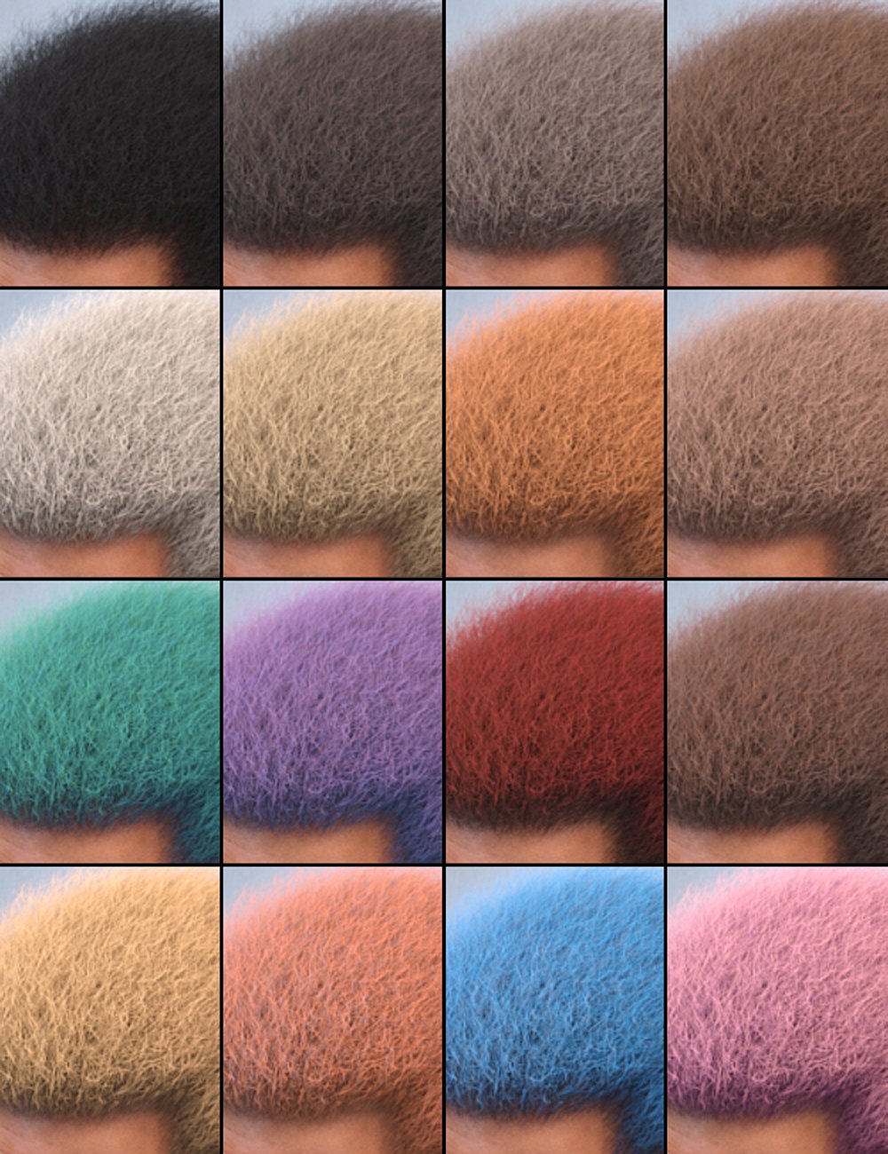 LI Amenadiel Hair for Genesis 8 Male(s) by: Laticis Imagery, 3D Models by Daz 3D