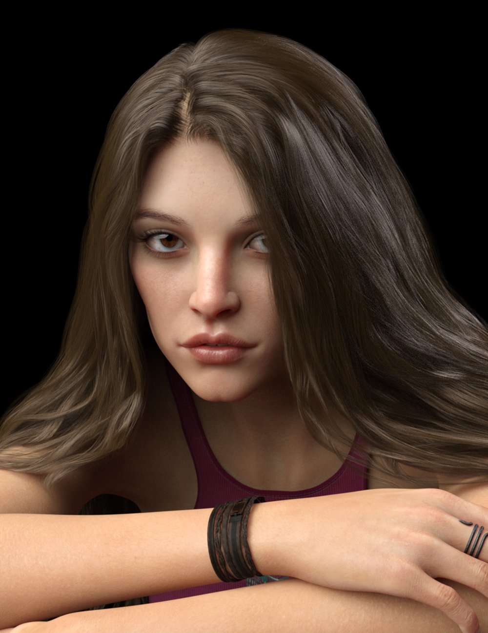 Alexandria HD for Genesis 8 Female by: Mousso, 3D Models by Daz 3D
