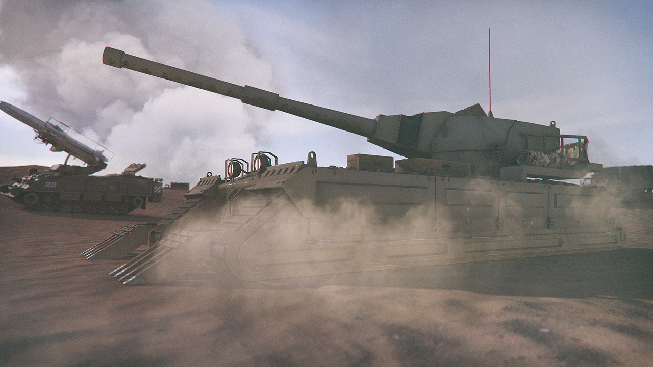 FVB Military Tank FVB Military Tank by: Mely3D, 3D Models by Daz 3D