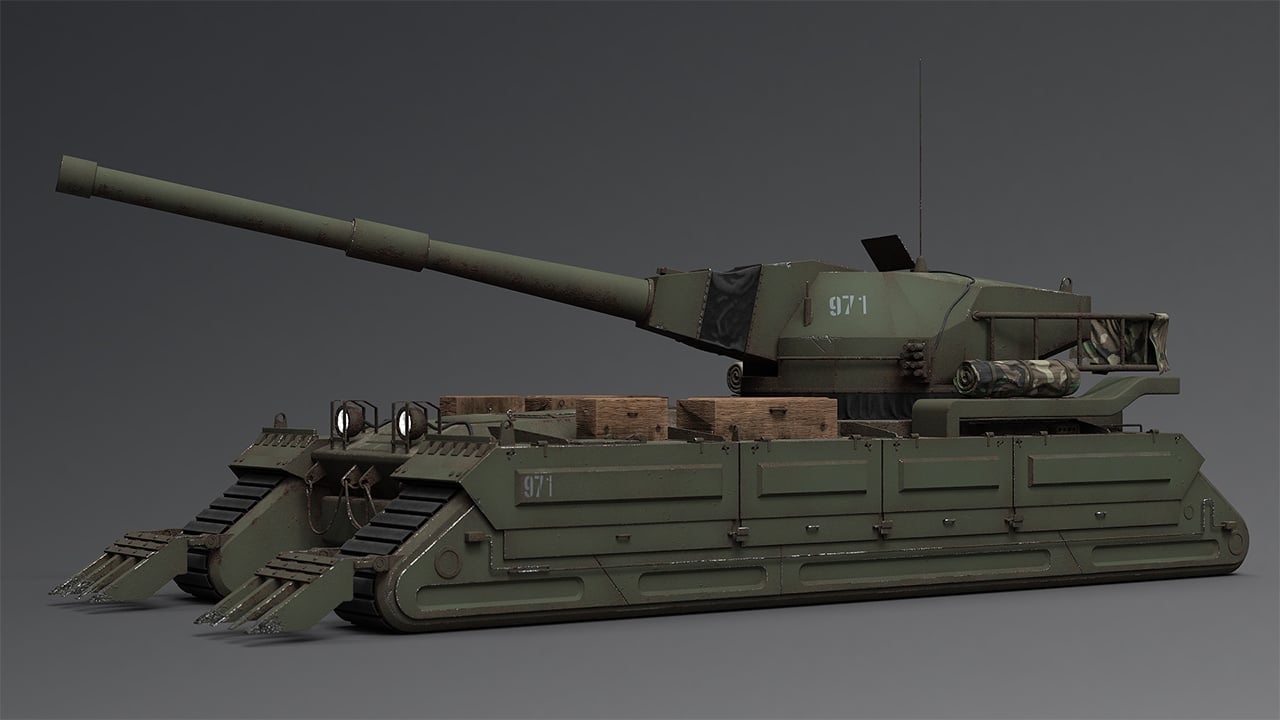 FVB Military Tank by: Mely3D, 3D Models by Daz 3D
