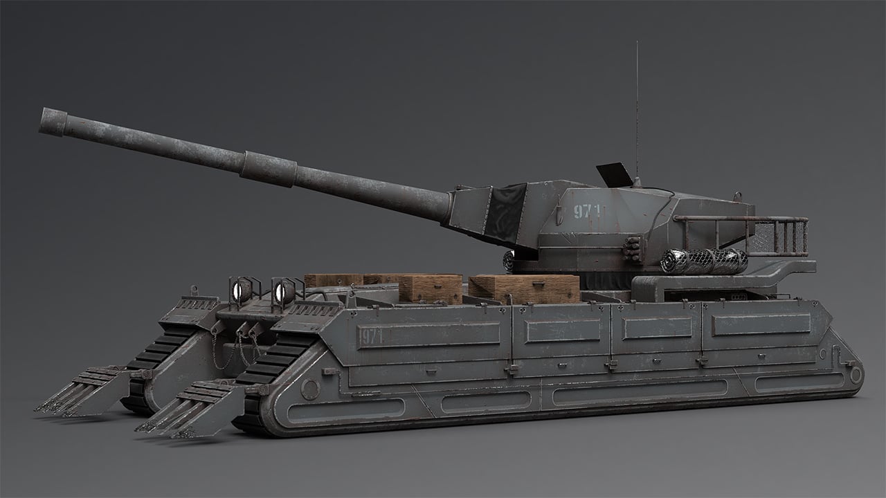 FVB Military Tank by: Mely3D, 3D Models by Daz 3D