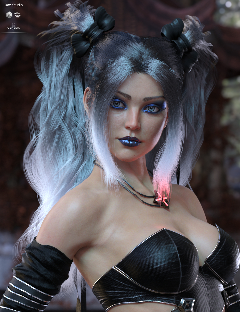 dForce Xariah Dual Ponytails Hair for Genesis 8 Female(s) dForce Xariah Dual Ponytails Hair for Genesis 8 Female(s) by: HM, 3D Models by Daz 3D