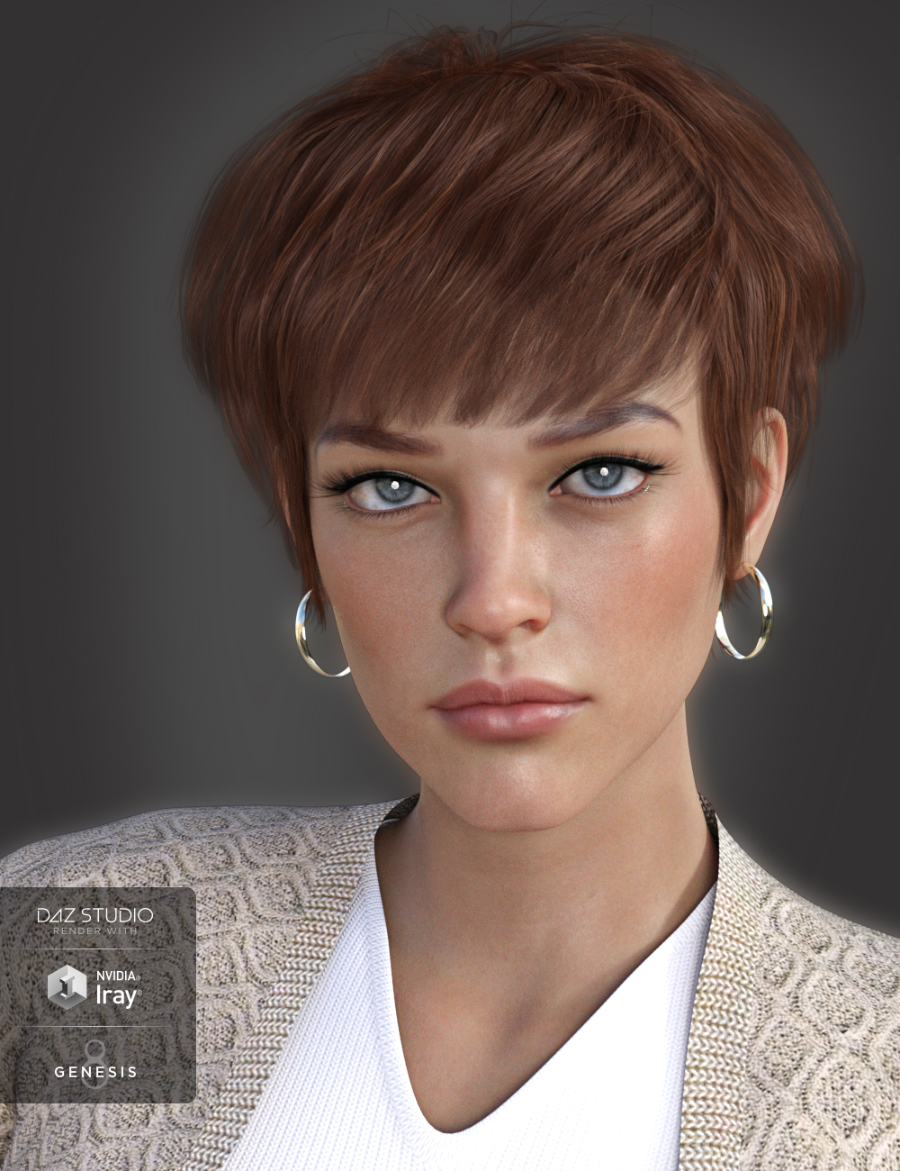 Bayla Hair for Genesis 8 Female(s)  by: SWAM, 3D Models by Daz 3D