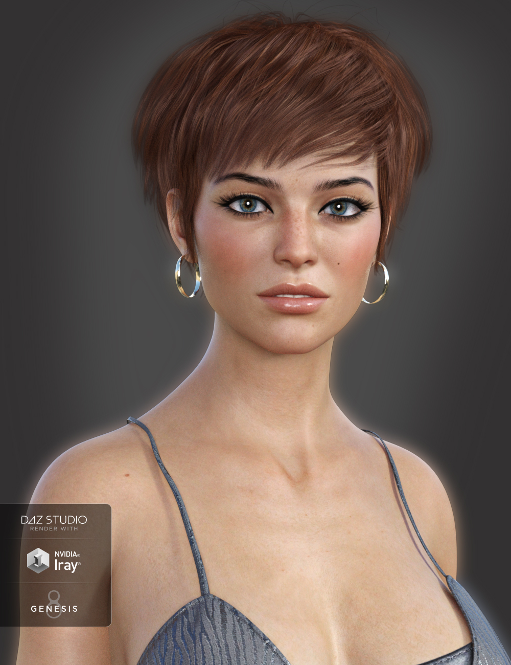Bayla Hair for Genesis 8 Female(s)  by: SWAM, 3D Models by Daz 3D
