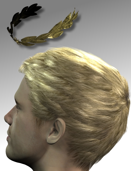 Ceazarius Short Hair by: Neftis3D, 3D Models by Daz 3D