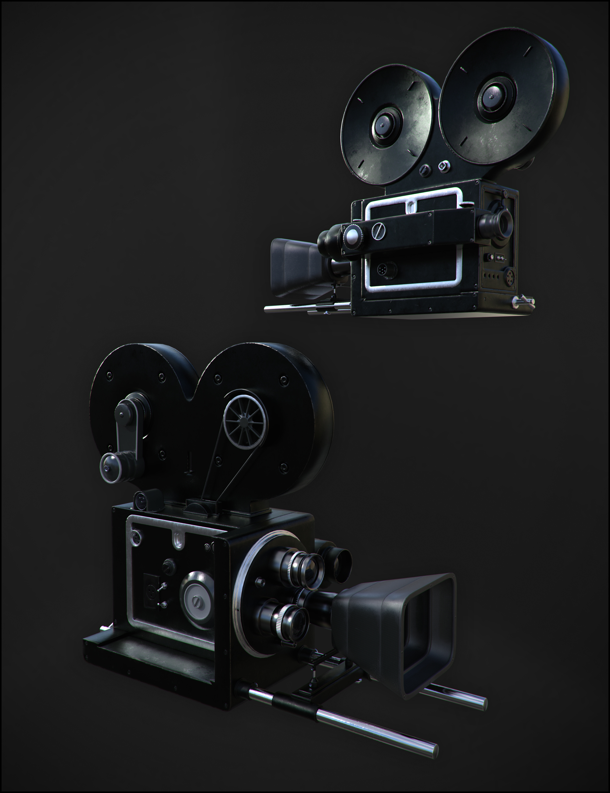 Vintage Film Props by: , 3D Models by Daz 3D