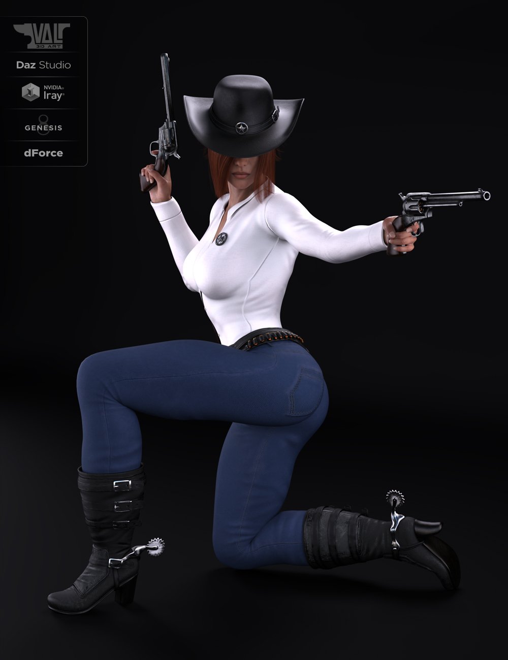 dForce Bang Bang Jackie Outfit for Genesis 8 Female(s) by: Val3dart, 3D Models by Daz 3D