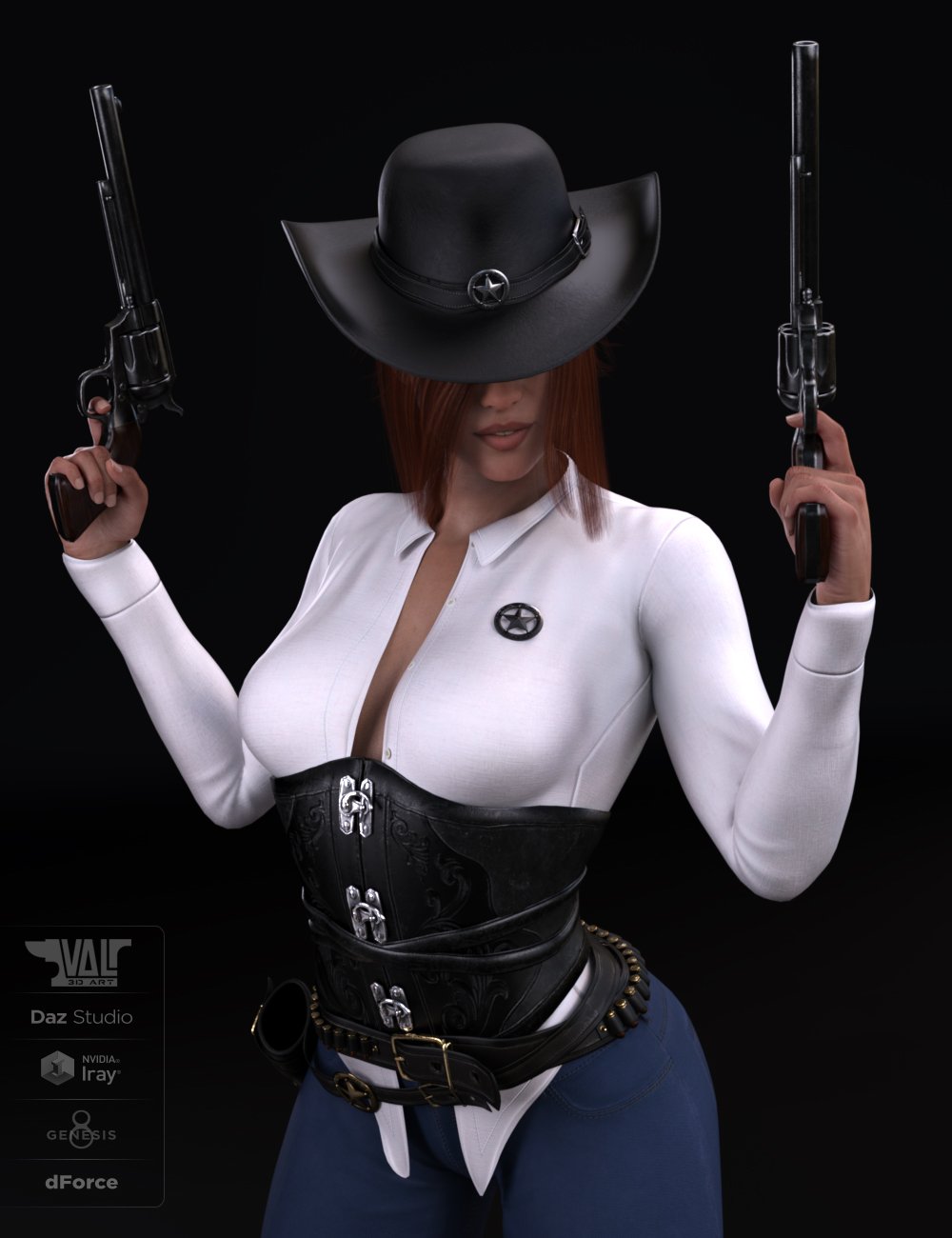 dForce Bang Bang Jackie Outfit for Genesis 8 Female(s) by: Val3dart, 3D Models by Daz 3D