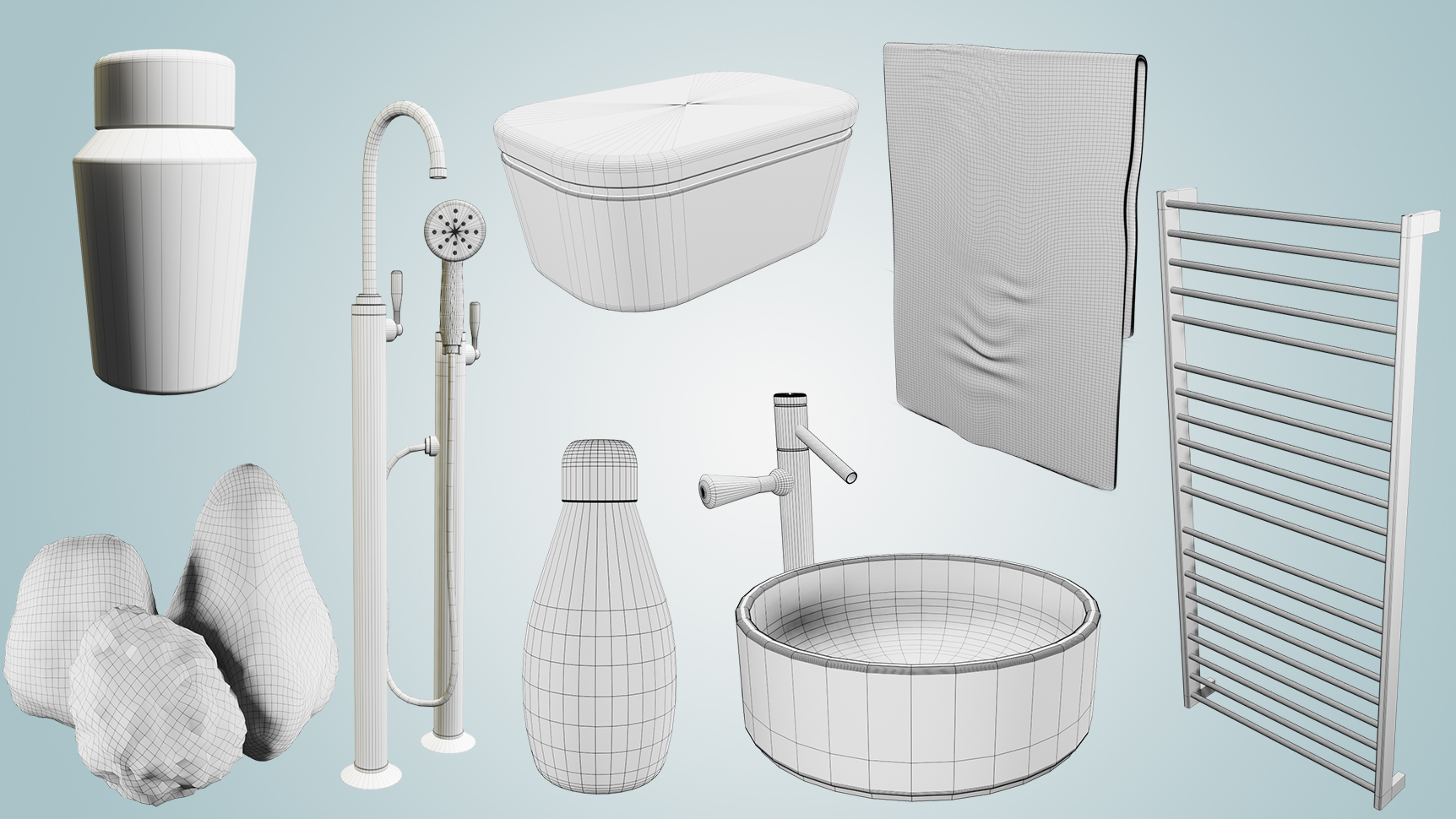 Scandinavian Bathroom Scandinavian Bathroom by: kubramatic, 3D Models by Daz 3D