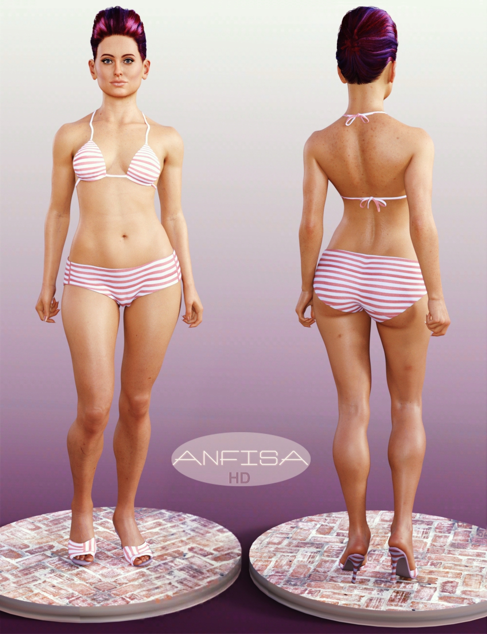 Anfisa HD for Genesis 8 Female by: AlFan, 3D Models by Daz 3D