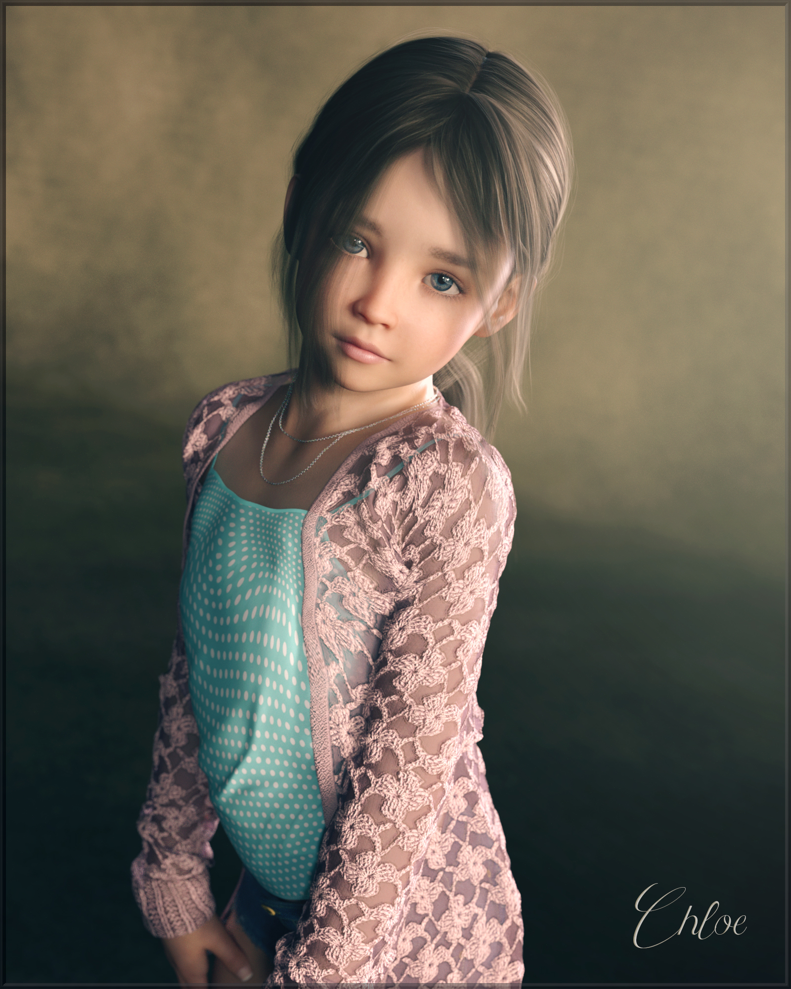 Chloe for Genesis 3 Female by: Angelwings, 3D Models by Daz 3D