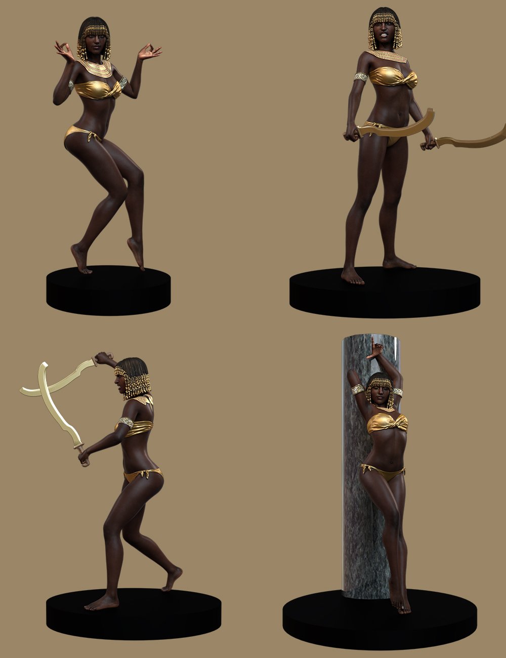 Egyptian Poses for Genesis 8 Female Egyptian Poses for Genesis 8 Female by: Ensary, 3D Models by Daz 3D