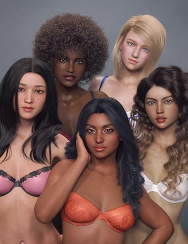 Beauties of the World for Genesis 8 Female Beauties of the World for Genesis 8 Female by: Cherubit, 3D Models by Daz 3D