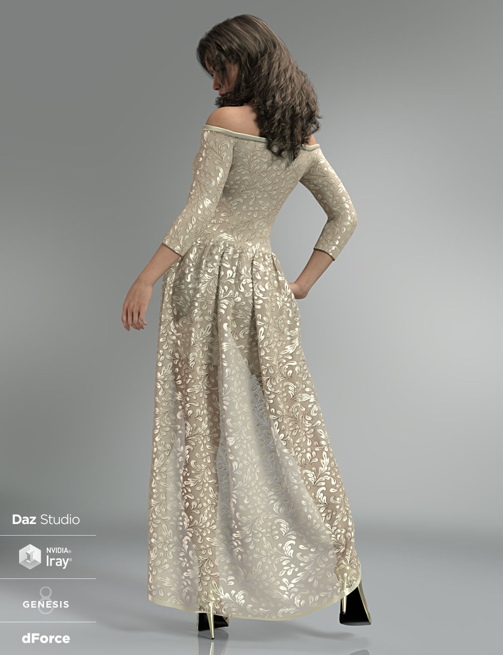 dForce Aimee Lynn Outfit for Genesis 8 Female(s) by: WildDesigns, 3D Models by Daz 3D