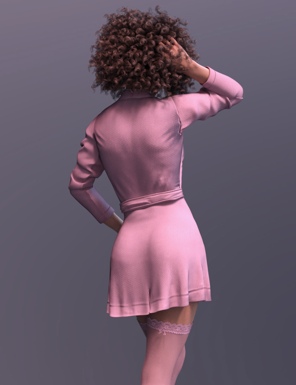 dForce X-Fashion Temptation Dress Coat for Genesis 8 Female(s) by: xtrart-3d, 3D Models by Daz 3D
