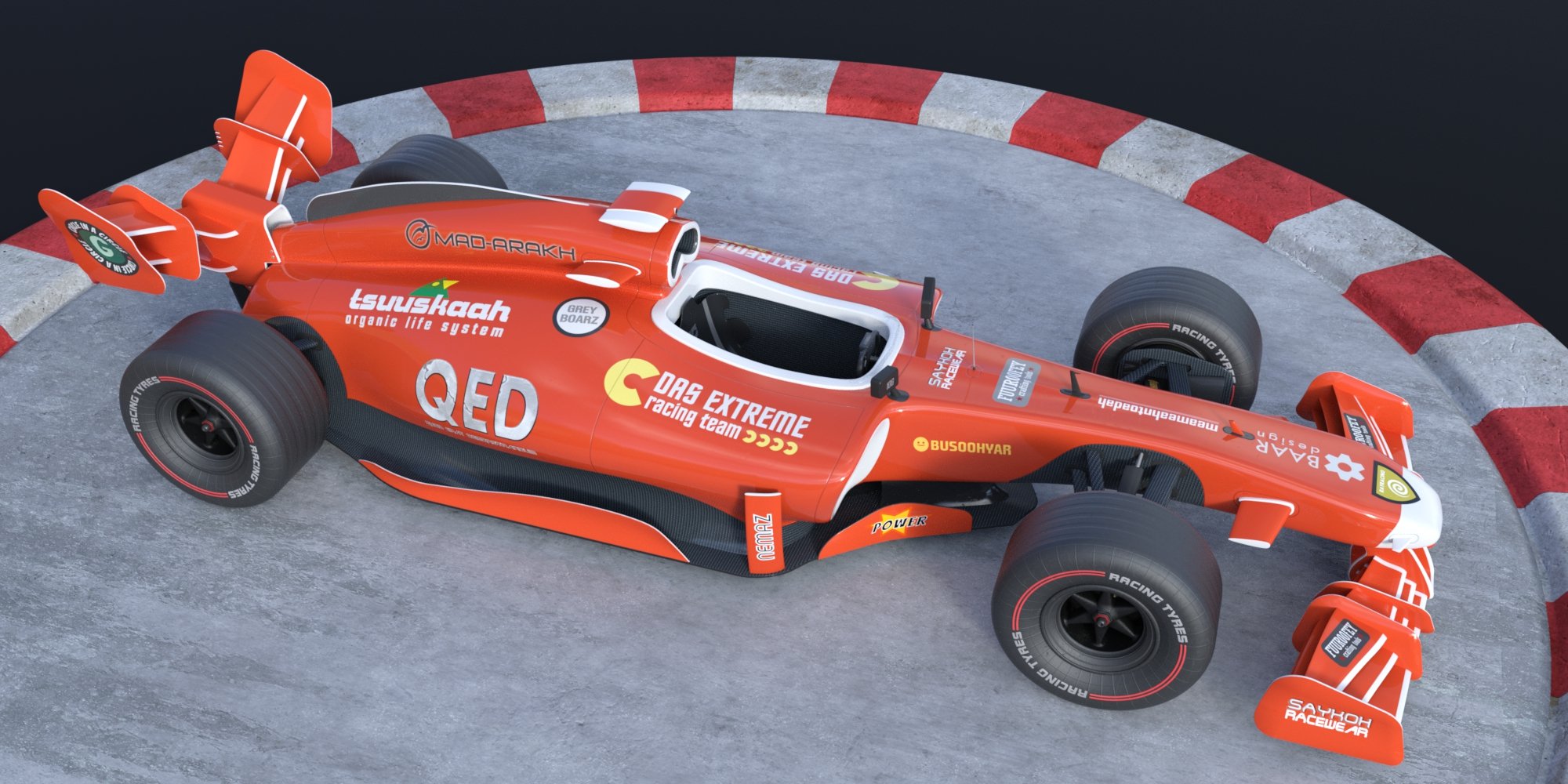Fermion Race Car by: FToRi, 3D Models by Daz 3D