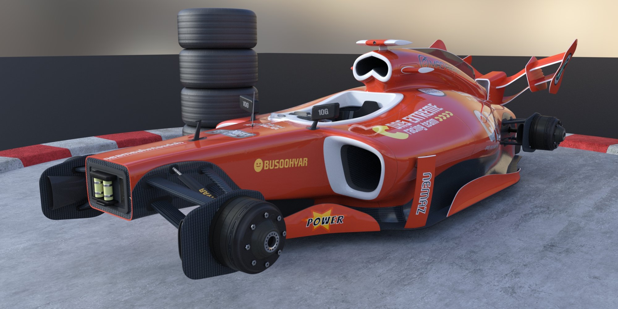 Fermion Race Car Fermion Race Car by: FToRi, 3D Models by Daz 3D