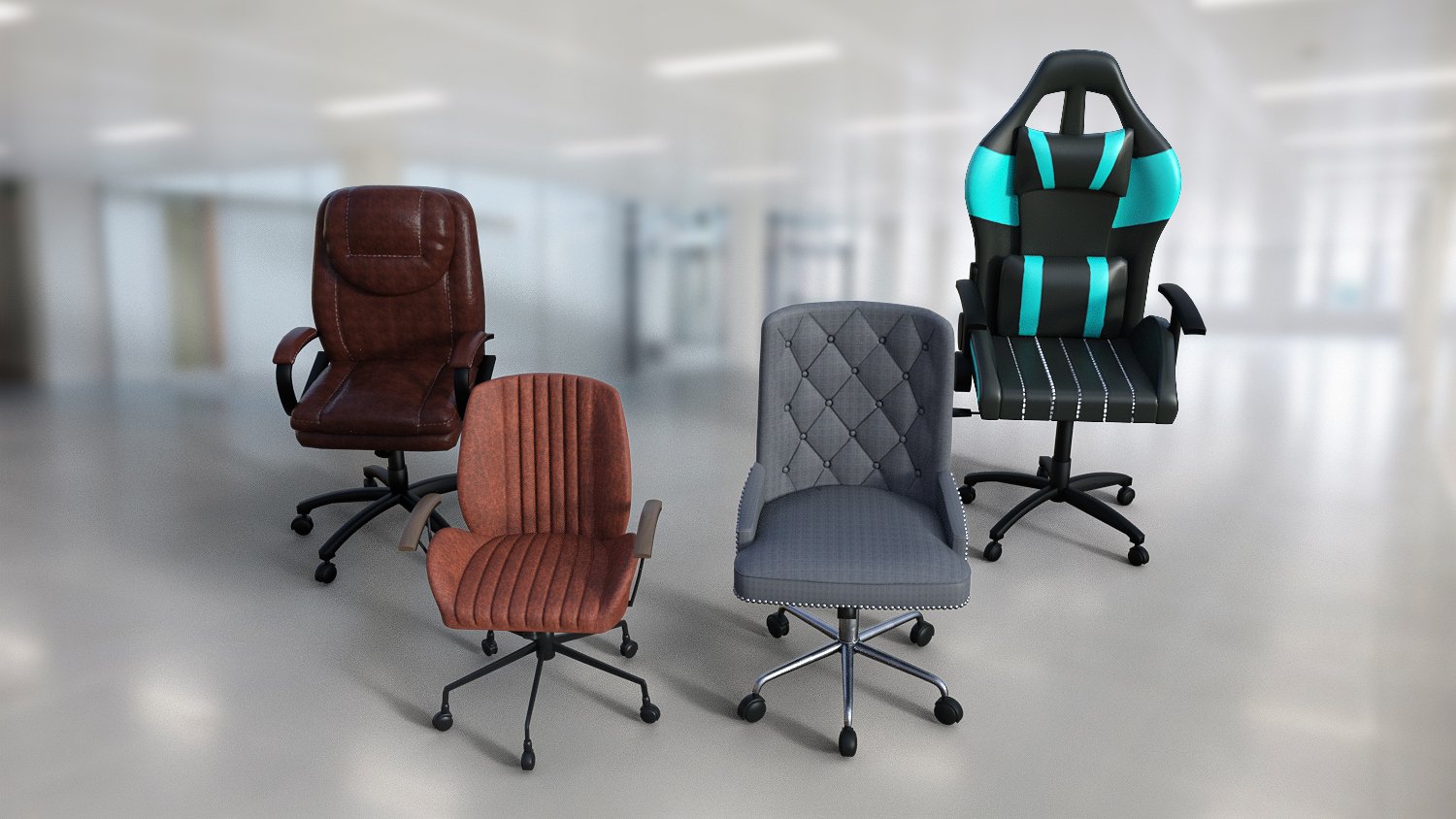 Generations Of Chairs Generations Of Chairs by: PerspectX, 3D Models by Daz 3D