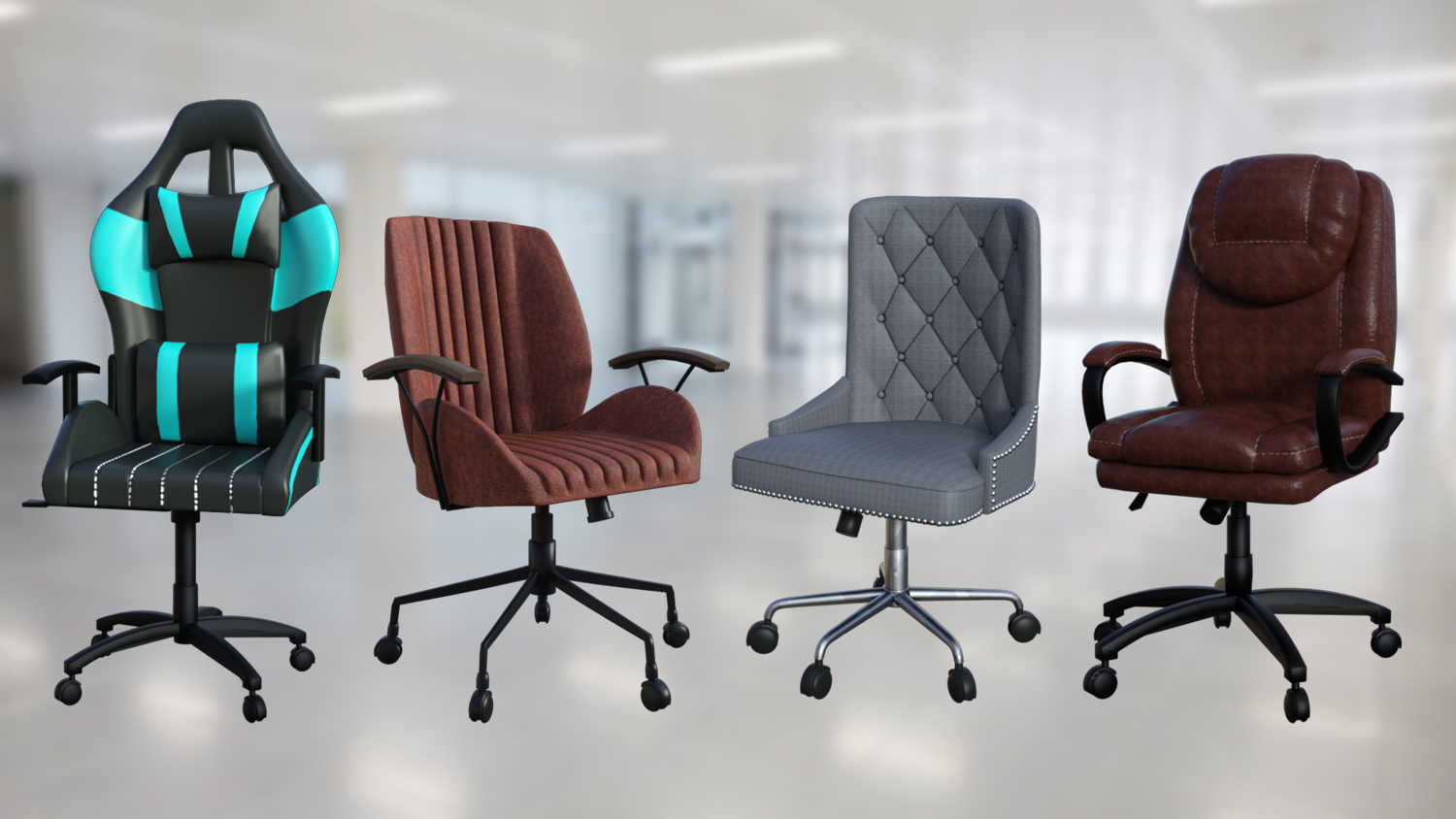 Generations Of Chairs by: PerspectX, 3D Models by Daz 3D