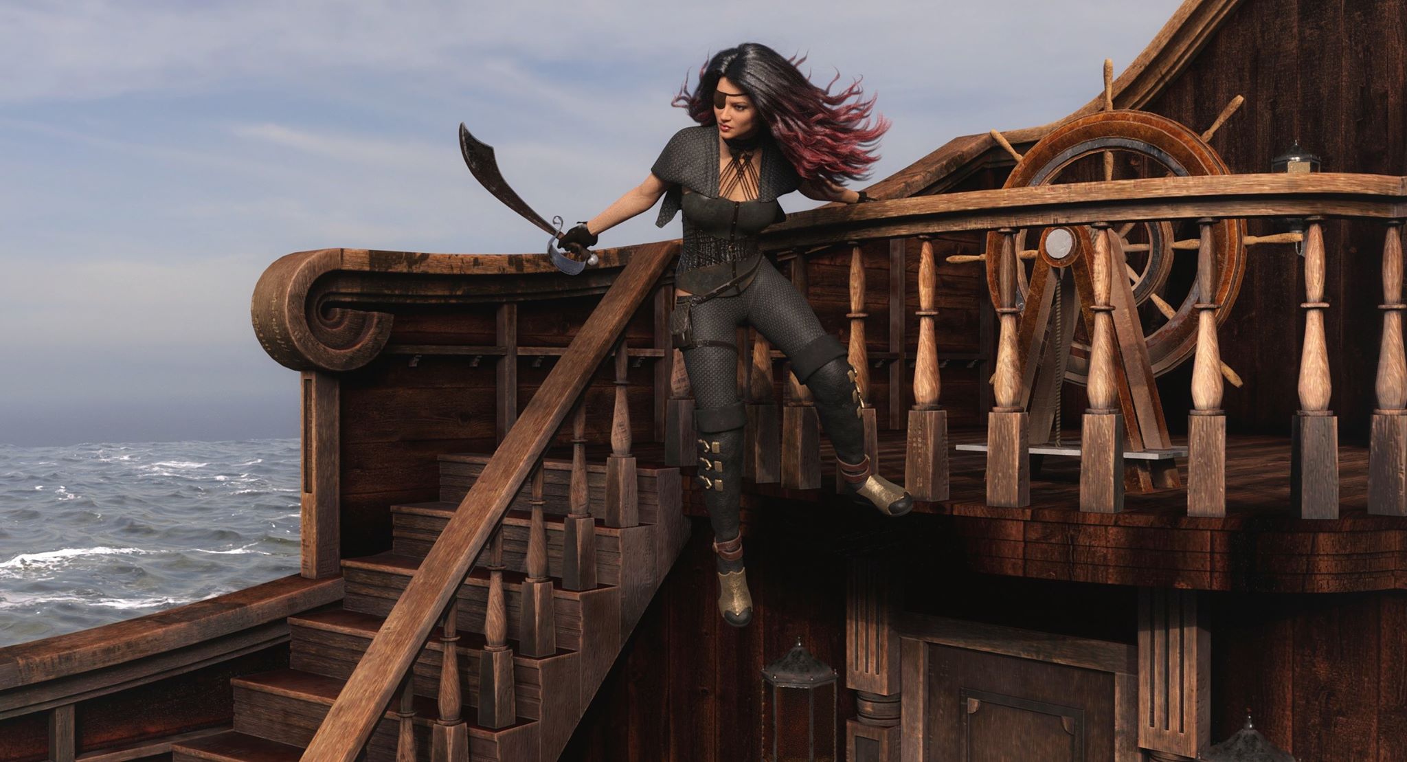 At Sea Vignette At Sea Vignette by: JGreenleesSade, 3D Models by Daz 3D