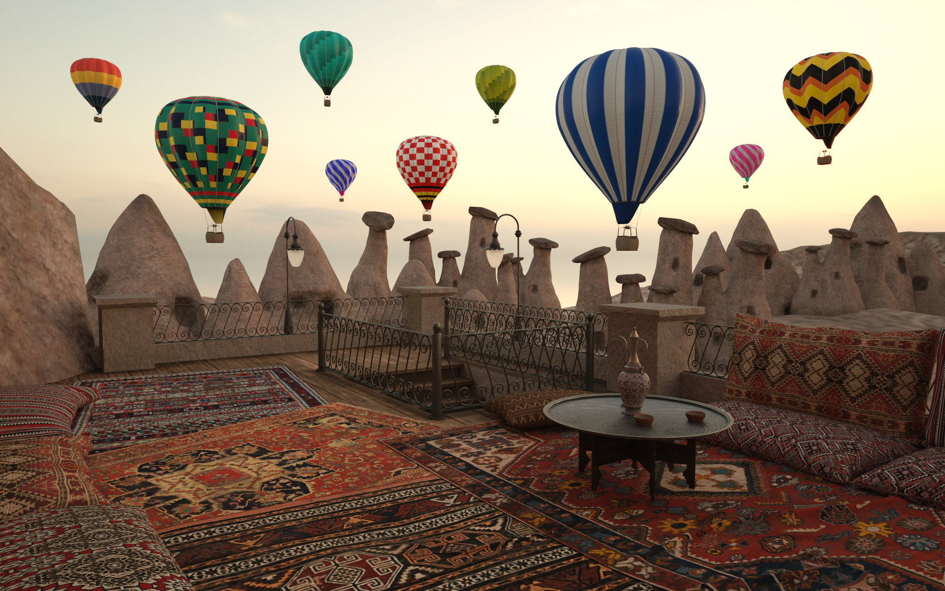 Magic of Cappadocia by: 3dLab, 3D Models by Daz 3D